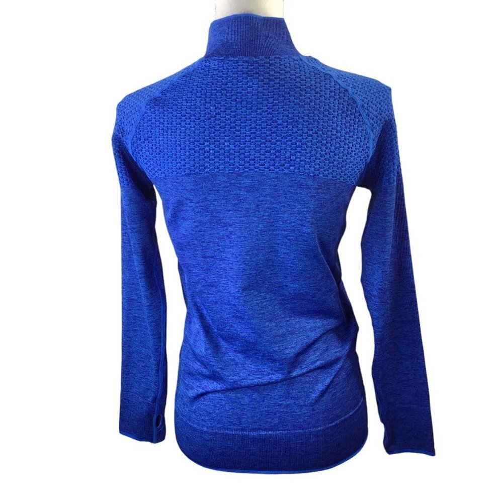 Stella Elyse Active Athletic Jacket Royal Blue Lightweight M/L Full Zip Stretch - Picture 6 of 11